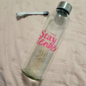 TOUS Glass Water Bottle